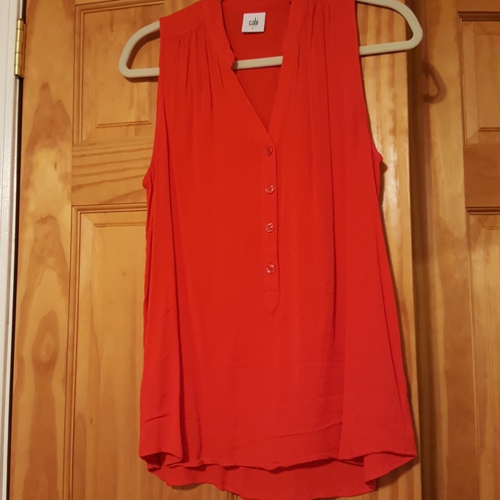 Cabi red plaza top style 5113